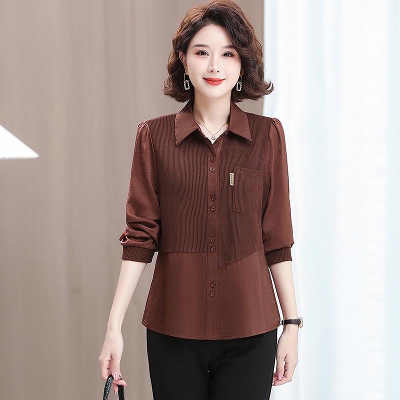 Spring Casual Polo Neck Shirt for Middle-Aged Mothers (40-49) 3XL
Spring Casual Polo Neck Shirt for Middle-Aged Mothers (40-49) 3XL