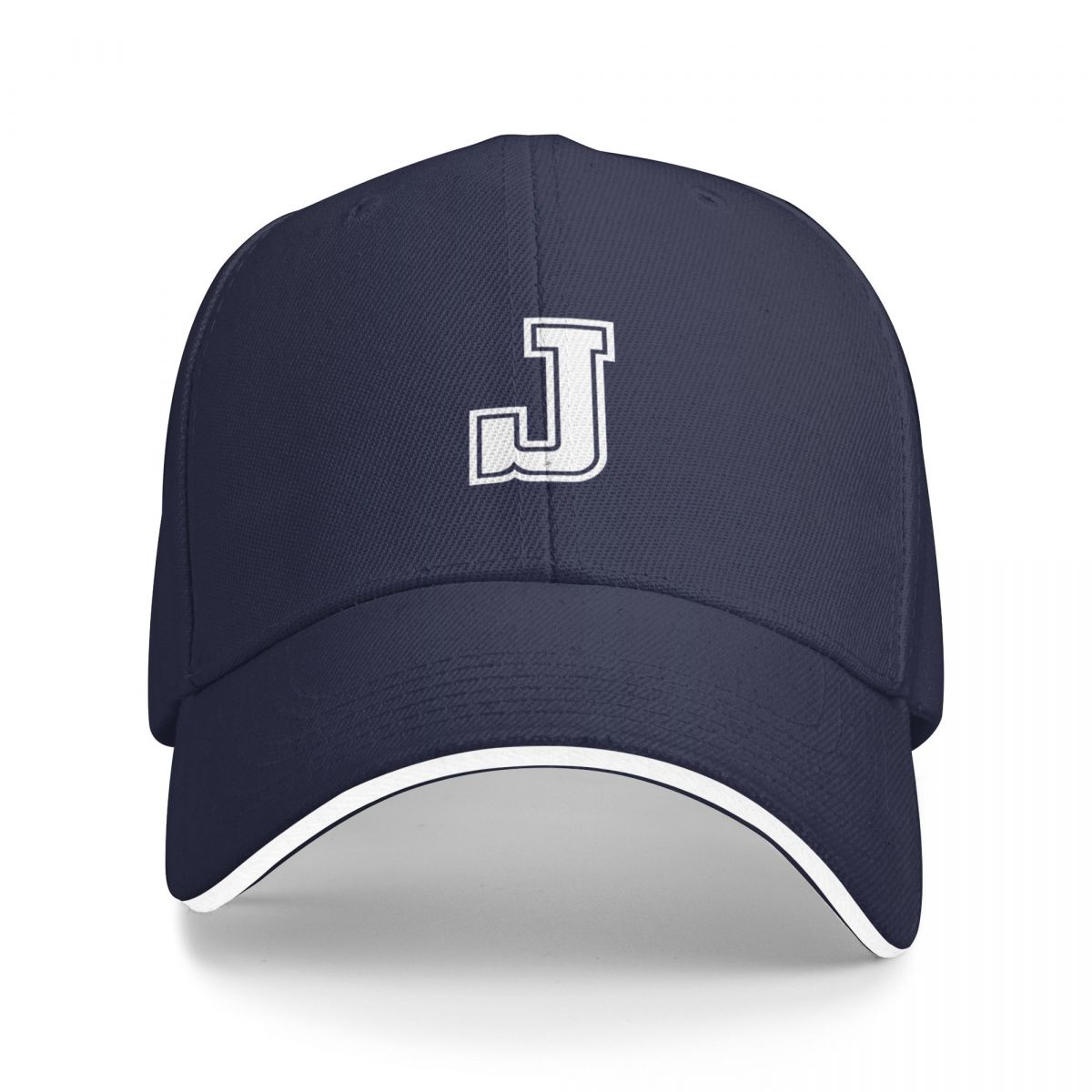Буква J, начальный стиль J Varsity в бейсболке с белой кепкой, кепки от солнца для женщин унисекс
Буква J, начальный стиль J Varsity в бейсболке с белой кепкой, кепки от солнца для женщин унисекс