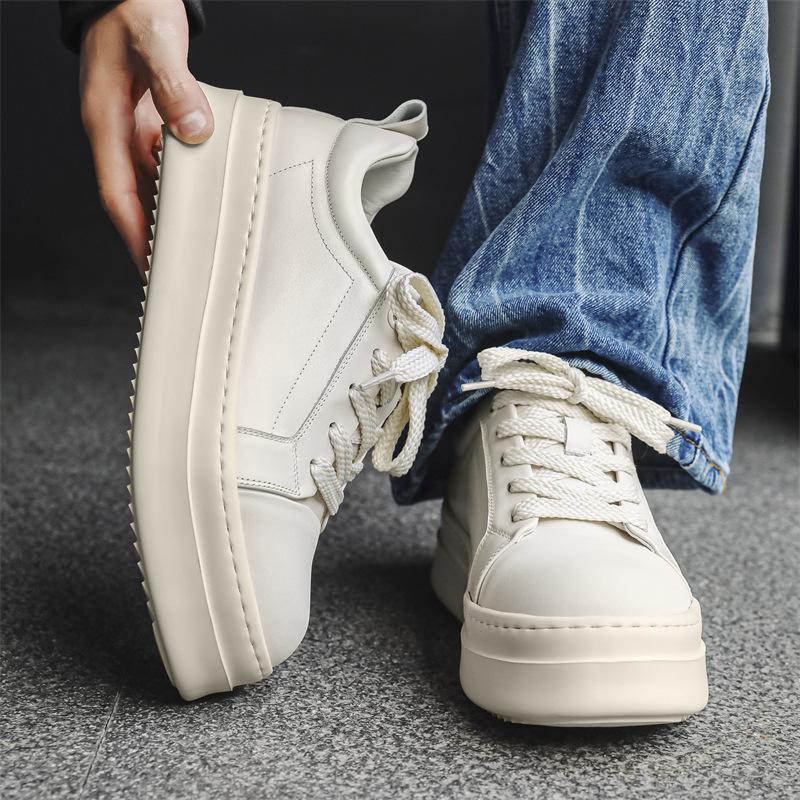 Men s shoes 2026 new thick soled white shoes men s height increasing casual board shoes versatile low top sports trendy shoes 38 белый
Men s shoes 2026 new thick soled white shoes men s height increasing casual board shoes versatile low top sports trendy shoes 38 белый
