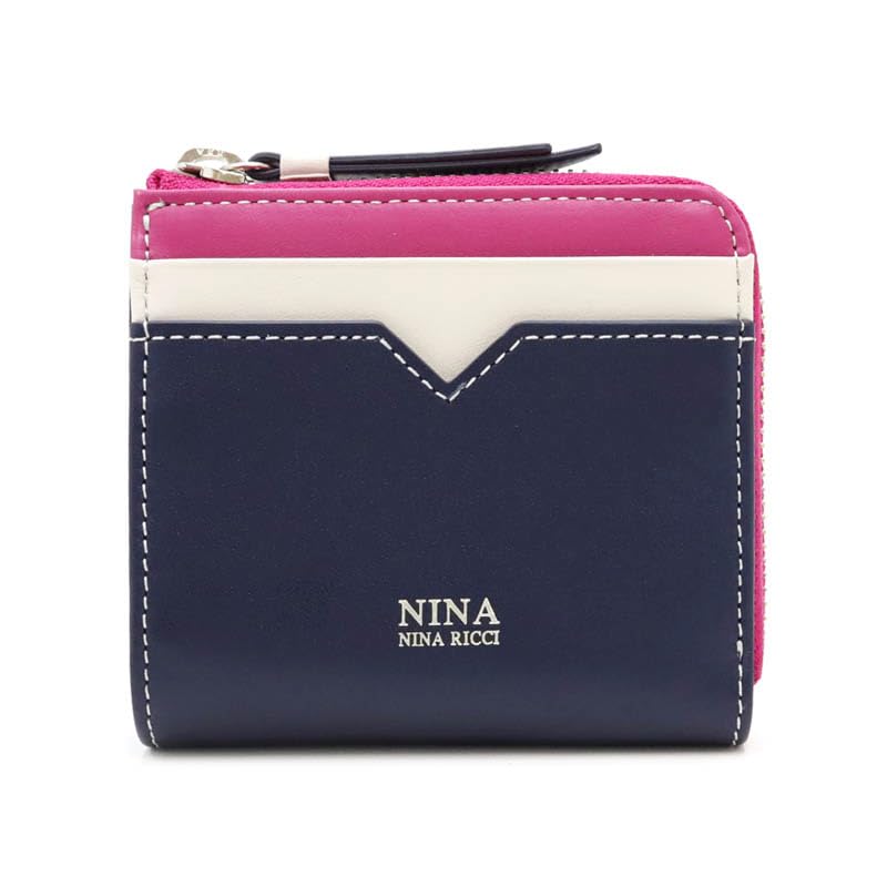 Nina Nina Ricci Tangram Purse L-Shaped Zipper Folding Wallet, 35-3008, Navy
Nina Nina Ricci Tangram Purse L-Shaped Zipper Folding Wallet, 35-3008, Navy