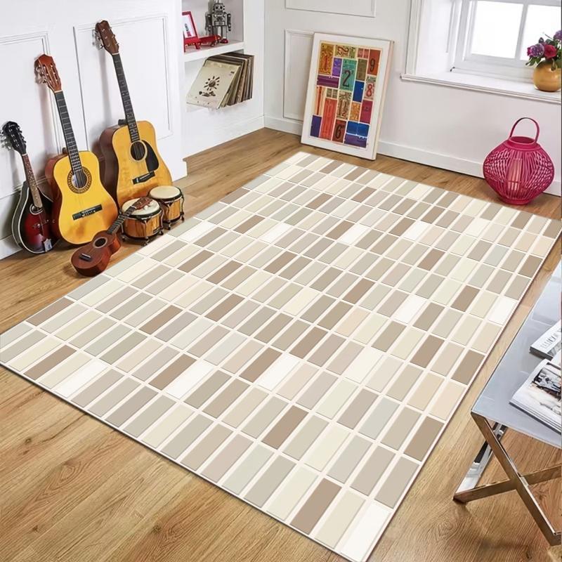 Modern Geometric Grid Striped Area Rug Large Carpet for Living Room Bedroom Hallway Entryway Kitchen Decorative Floor Mat 40X60CM
Modern Geometric Grid Striped Area Rug Large Carpet for Living Room Bedroom Hallway Entryway Kitchen Decorative Floor Mat 40X60CM
