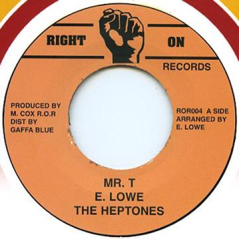 7inch Record LITTLE ROY, HEPTONES - Mr. T / Version ROR004 Right On 1974 UK Reggae, Ska & Dub
7inch Record LITTLE ROY, HEPTONES - Mr. T / Version ROR004 Right On 1974 UK Reggae, Ska & Dub