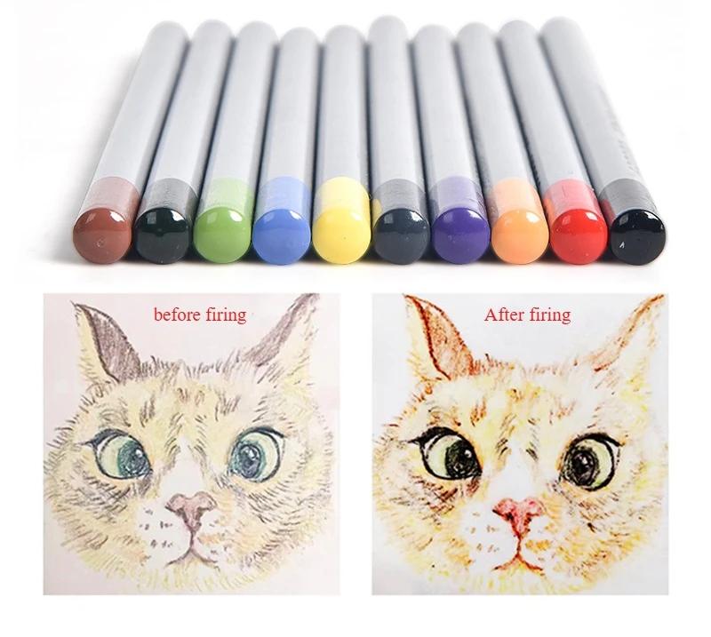 10-color Pottery Underglaze Pencil Art Coloring Pen DIY Ceramic Blank Body Work Hook Line Painting Colored Pencil Paint Brushes чёрный
10-color Pottery Underglaze Pencil Art Coloring Pen DIY Ceramic Blank Body Work Hook Line Painting Colored Pencil Paint Brushes чёрный