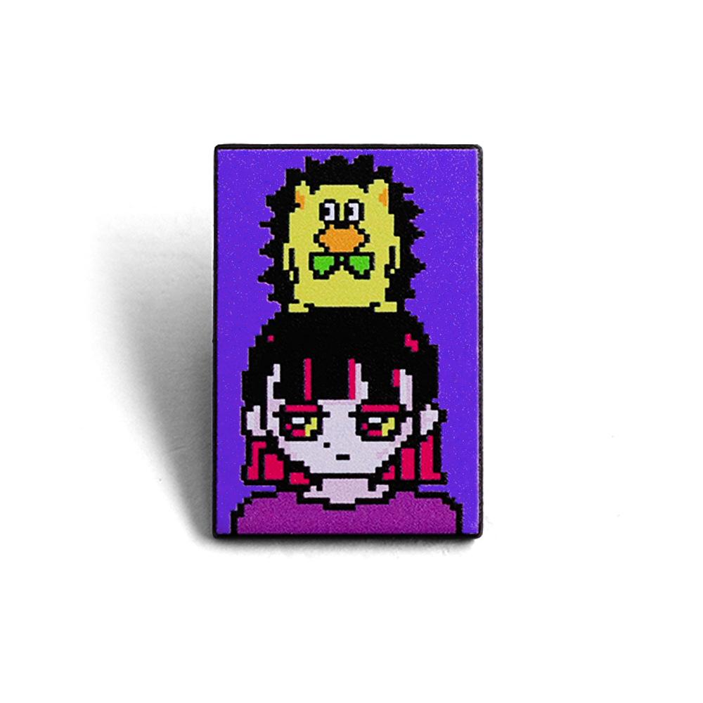 Always Late Night Pixel Style Music Fan Lapel Pin Badge
Always Late Night Pixel Style Music Fan Lapel Pin Badge