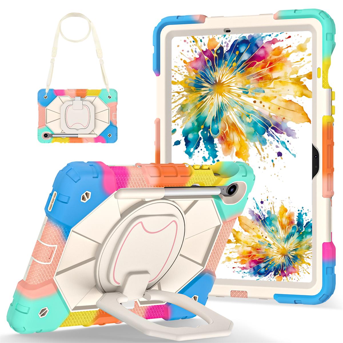 Для Samsung Galaxy Tab S10 FE/Tab S9/Tab S9 FE. Обертовий на 360° тримач. Надміцний захисний чохол-підставка. TPU+PC 3в1. Протиударний. Ударостійкий чохол для планшетів. Samsung Galaxy Tab S9 різнокольоровий
Для Samsung Galaxy Tab S10 FE/Tab S9/Tab S9 FE. Обертовий на 360° тримач. Надміцний захисний чохол-підставка. TPU+PC 3в1. Протиударний. Ударостійкий чохол для планшетів. Samsung Galaxy Tab S9 різнокольоровий