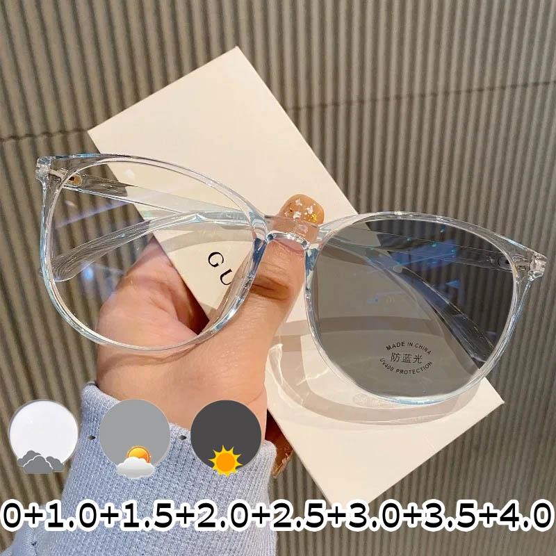 Large Photochromic Reading Glasses for Women Trendy Retro Color Changing Sunglasses Men Classic HD Far Sight Presbyopia0+1.0+4.0
Large Photochromic Reading Glasses for Women Trendy Retro Color Changing Sunglasses Men Classic HD Far Sight Presbyopia0+1.0+4.0