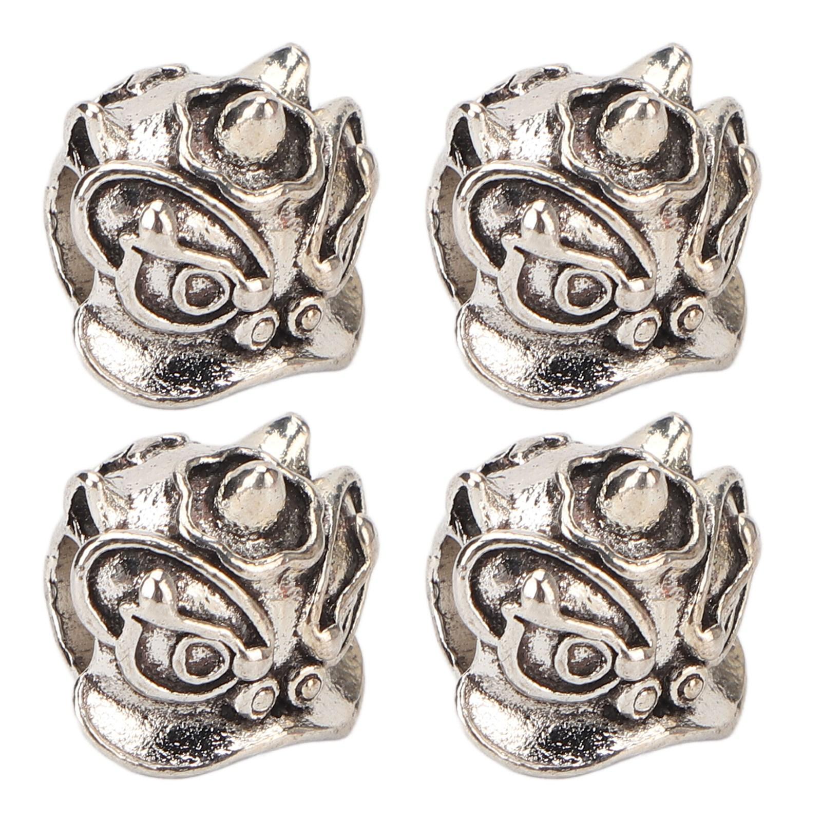 10pcs Metal Beard Bead Tibetan Silver DIY Hair Tube Dreadlocks Beads for Hair Braiding Bracelet Necklace
10pcs Metal Beard Bead Tibetan Silver DIY Hair Tube Dreadlocks Beads for Hair Braiding Bracelet Necklace
