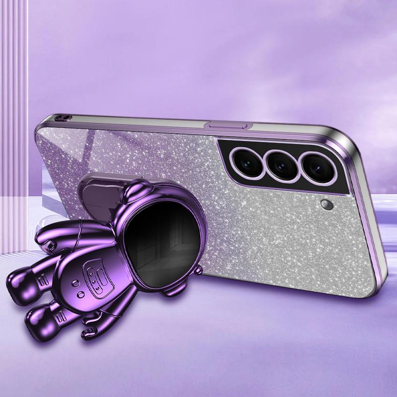 For Samsung Galaxy S22+ 5G Electroplating Case Astronaut Kickstand Phone Cover Purple
For Samsung Galaxy S22+ 5G Electroplating Case Astronaut Kickstand Phone Cover Purple