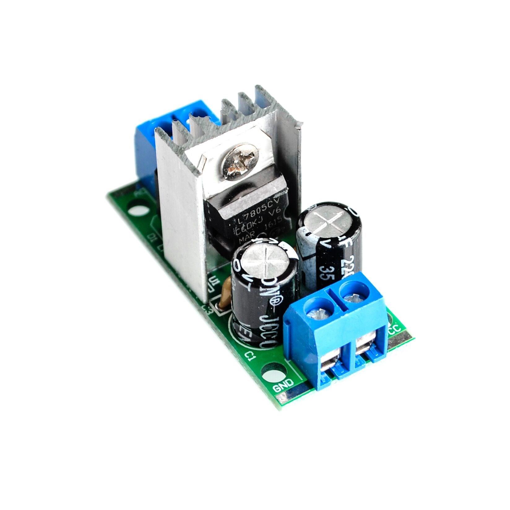 LM7805 LM7812 DC/AC Трививідний регулятор напруги Модуль живлення 5В 9В 12В Вихід Макс 1.2А
LM7805 LM7812 DC/AC Трививідний регулятор напруги Модуль живлення 5В 9В 12В Вихід Макс 1.2А