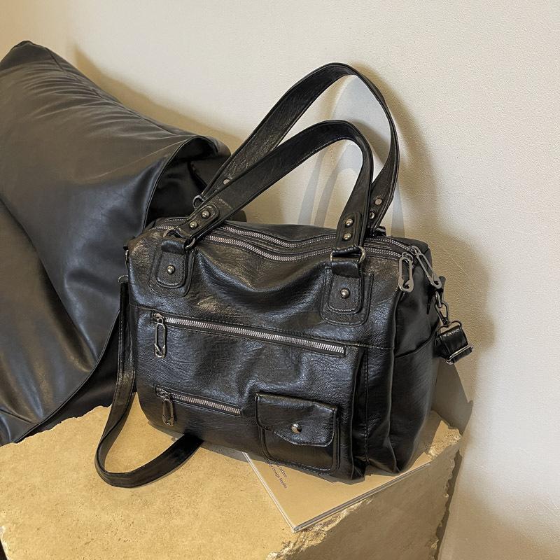 Fashionable Women s Handbag Soft Leather PU Autumn Retro Large Capacity Bag, Single Shoulder Diagonal Shopping Bag 36cmX25cmX17cm
Fashionable Women s Handbag Soft Leather PU Autumn Retro Large Capacity Bag, Single Shoulder Diagonal Shopping Bag 36cmX25cmX17cm