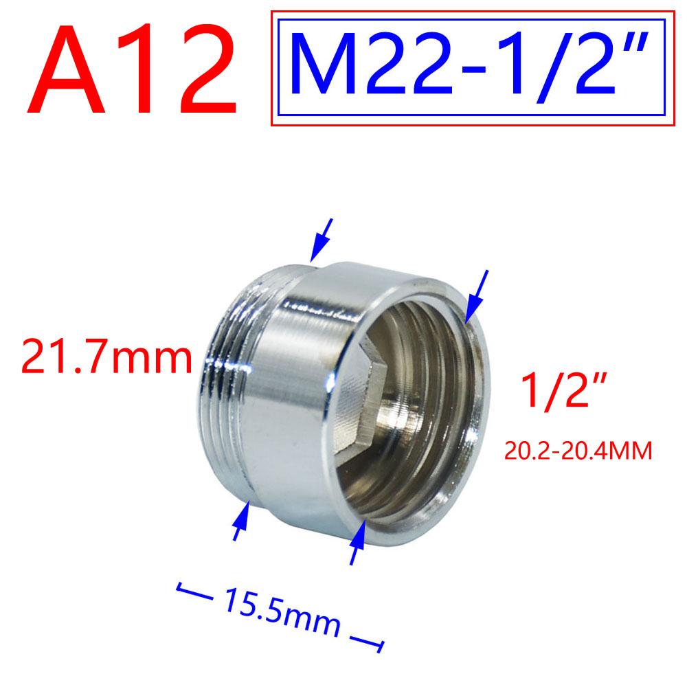 Срібний 1/2 /M16/M17/M18/M19/M20/M22/M24/M28/M32 Різьбовий З єднувач Латунний Адаптер Для Водопровідного Крана Мідні Фітинги
Срібний 1/2 /M16/M17/M18/M19/M20/M22/M24/M28/M32 Різьбовий З єднувач Латунний Адаптер Для Водопровідного Крана Мідні Фітинги