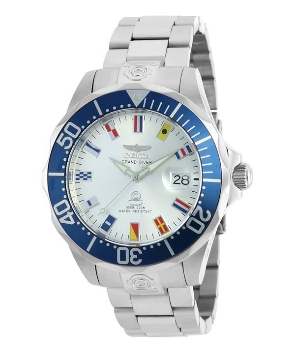 Invicta Grand Pro Diver Нержавеющая сталь Серебряный циферблат Автоматические дайверские часы 21324 300M Мужские часы серебряный
Invicta Grand Pro Diver Нержавеющая сталь Серебряный циферблат Автоматические дайверские часы 21324 300M Мужские часы серебряный