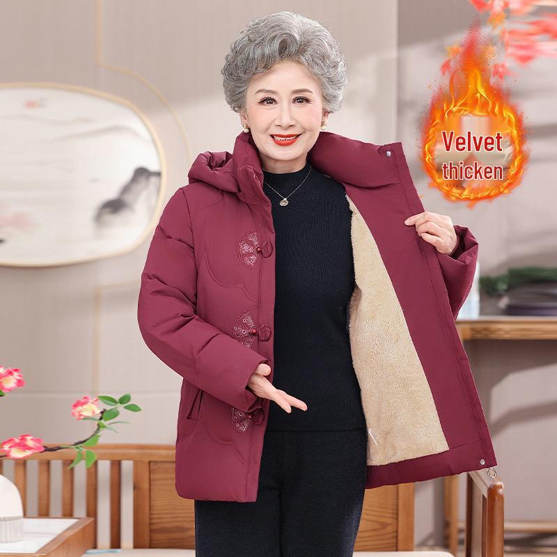 Warm Fleece-Lined Winter Jacket for Elderly Women - Thick, Cozy Outerwear 2XL (Recommended 105-120 lbs) червоний
Warm Fleece-Lined Winter Jacket for Elderly Women - Thick, Cozy Outerwear 2XL (Recommended 105-120 lbs) червоний