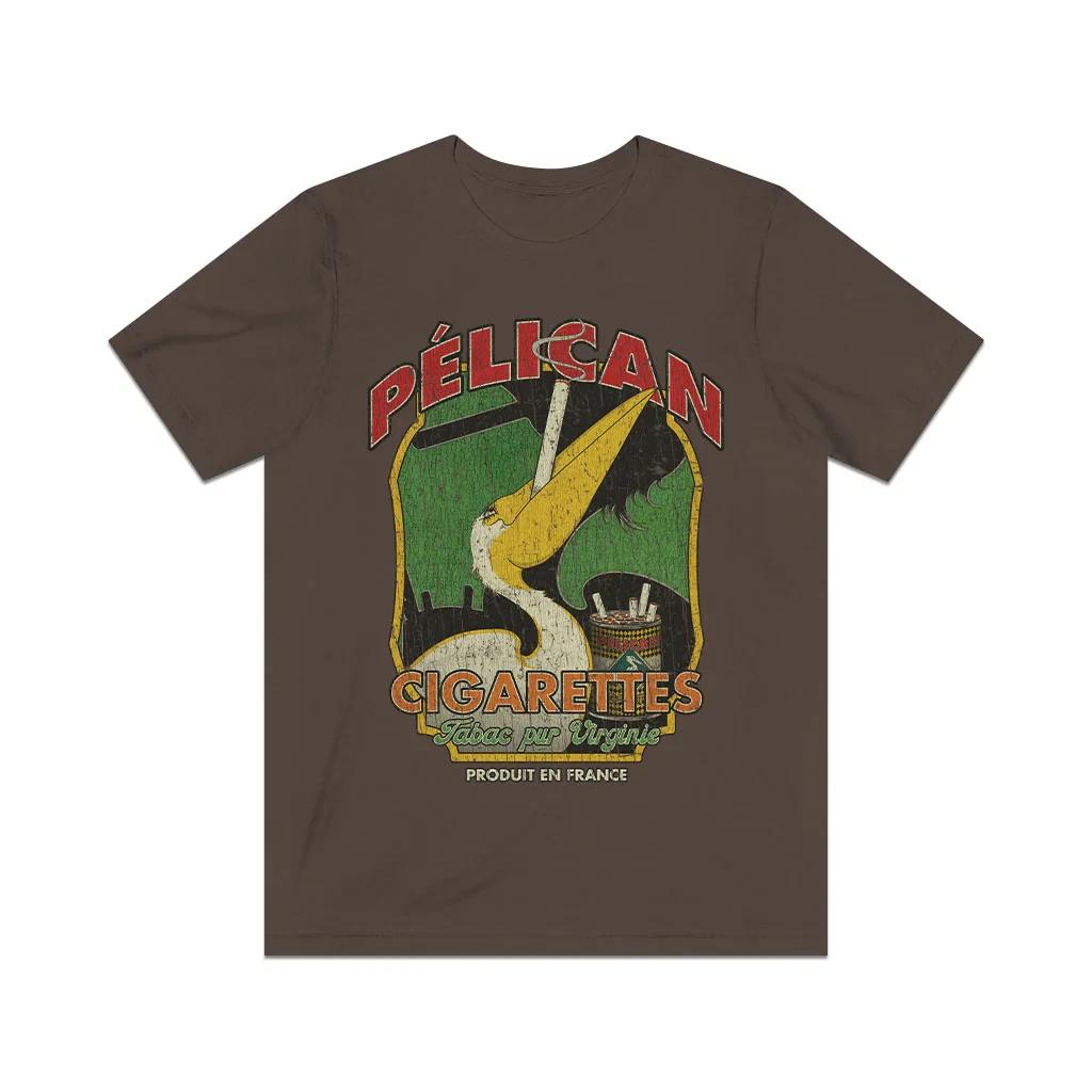 Pélican Cigarettes 1920 Vintage Men s T shirt S
Pélican Cigarettes 1920 Vintage Men s T shirt S