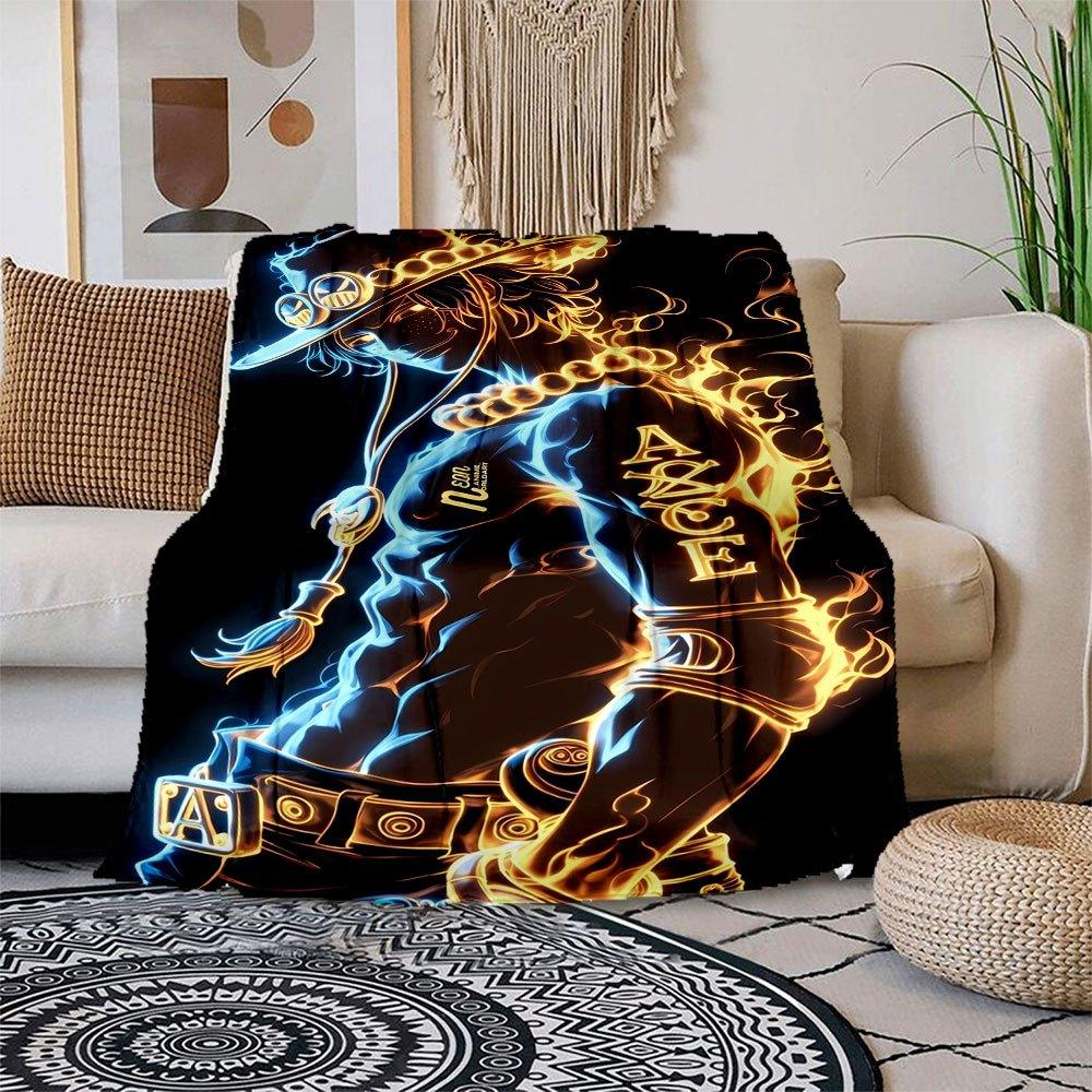 Neon Anime Adventure: Luffy s Fire Emblem T-Shirt Blanket Flannel Throw Blanket for Sofa, Bed, Travel, Camping, Office, Couch, Chair, And B 150x180cm
Neon Anime Adventure: Luffy s Fire Emblem T-Shirt Blanket Flannel Throw Blanket for Sofa, Bed, Travel, Camping, Office, Couch, Chair, And B 150x180cm