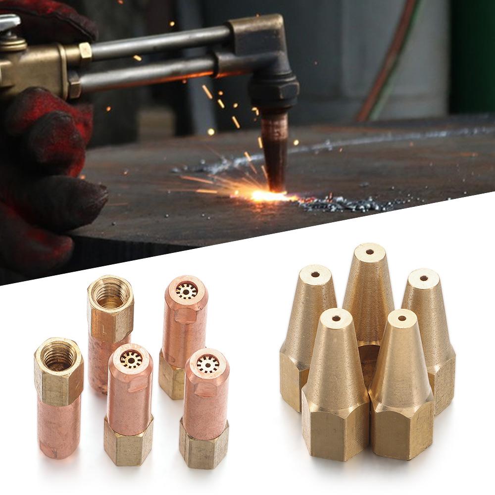 5pcs Cutting Pure Copper Propane Acetylene Torch Tip H01-2 Oxygen Welding Gas Brazing Torch Nozzle 5pcs Acetylene Version
5pcs Cutting Pure Copper Propane Acetylene Torch Tip H01-2 Oxygen Welding Gas Brazing Torch Nozzle 5pcs Acetylene Version