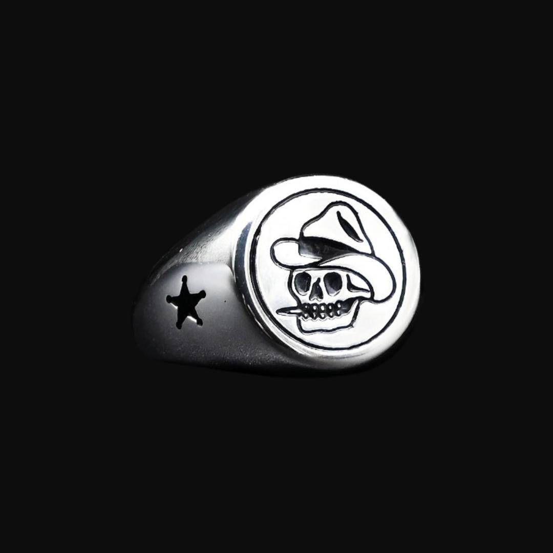 High-quality Luxury Sheriff Skull Ring Stainless Steel Silver Plating Unisex Jewelry for Men Women Accessories Fathers Day Gifts 9
High-quality Luxury Sheriff Skull Ring Stainless Steel Silver Plating Unisex Jewelry for Men Women Accessories Fathers Day Gifts 9