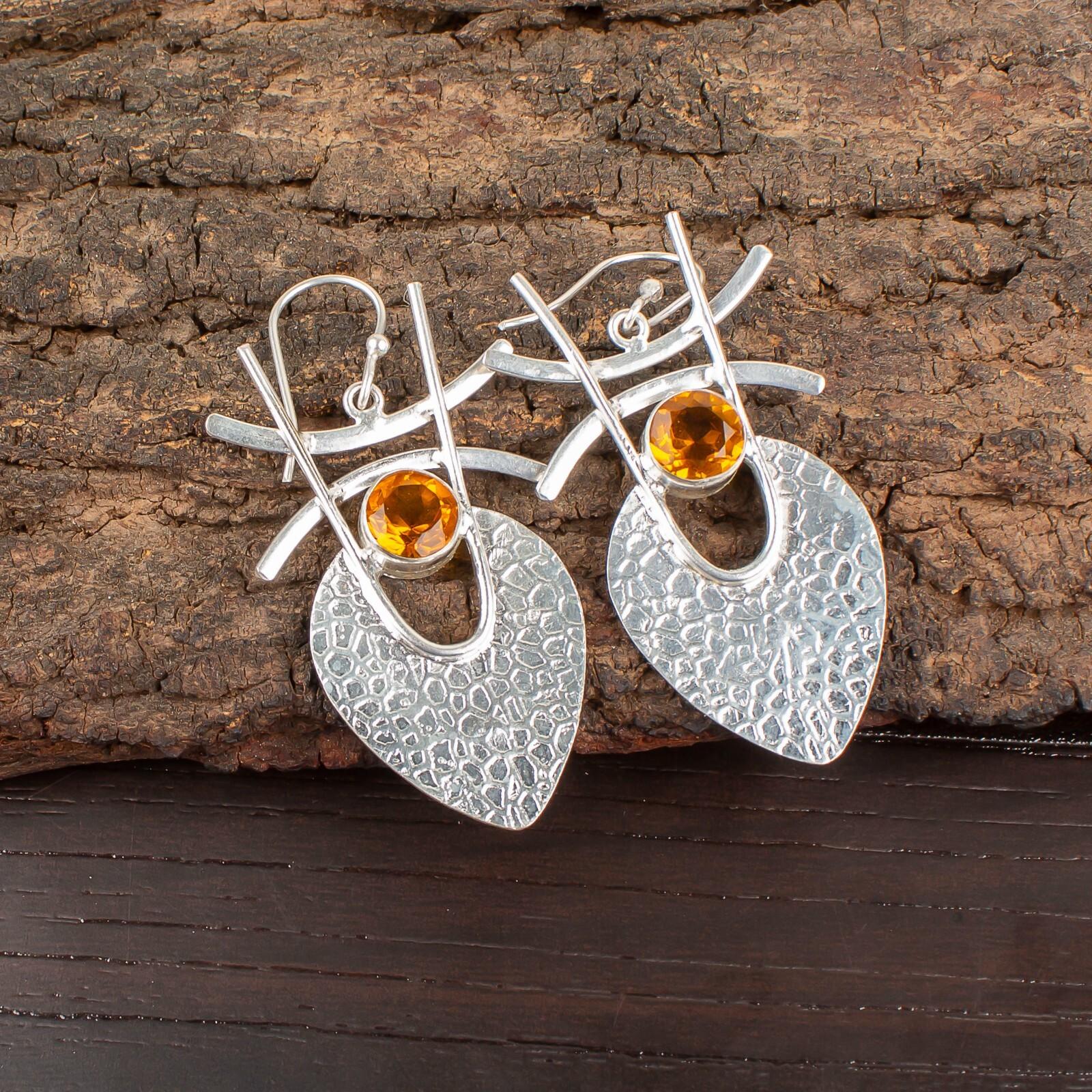 Citrine Gemstone 925 Sterling Silver Jewelry Handmade Drop/Dangle Earrings 1.78 EE-64-5
Citrine Gemstone 925 Sterling Silver Jewelry Handmade Drop/Dangle Earrings 1.78 EE-64-5