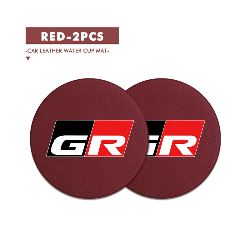 For Toyota 2Pcs Leather Car Coaster Water Cup Slot Mat Anti-slip Pad GR Sport Camry Prius Auris Crown Yaris Corolla CHR Avalon
For Toyota 2Pcs Leather Car Coaster Water Cup Slot Mat Anti-slip Pad GR Sport Camry Prius Auris Crown Yaris Corolla CHR Avalon