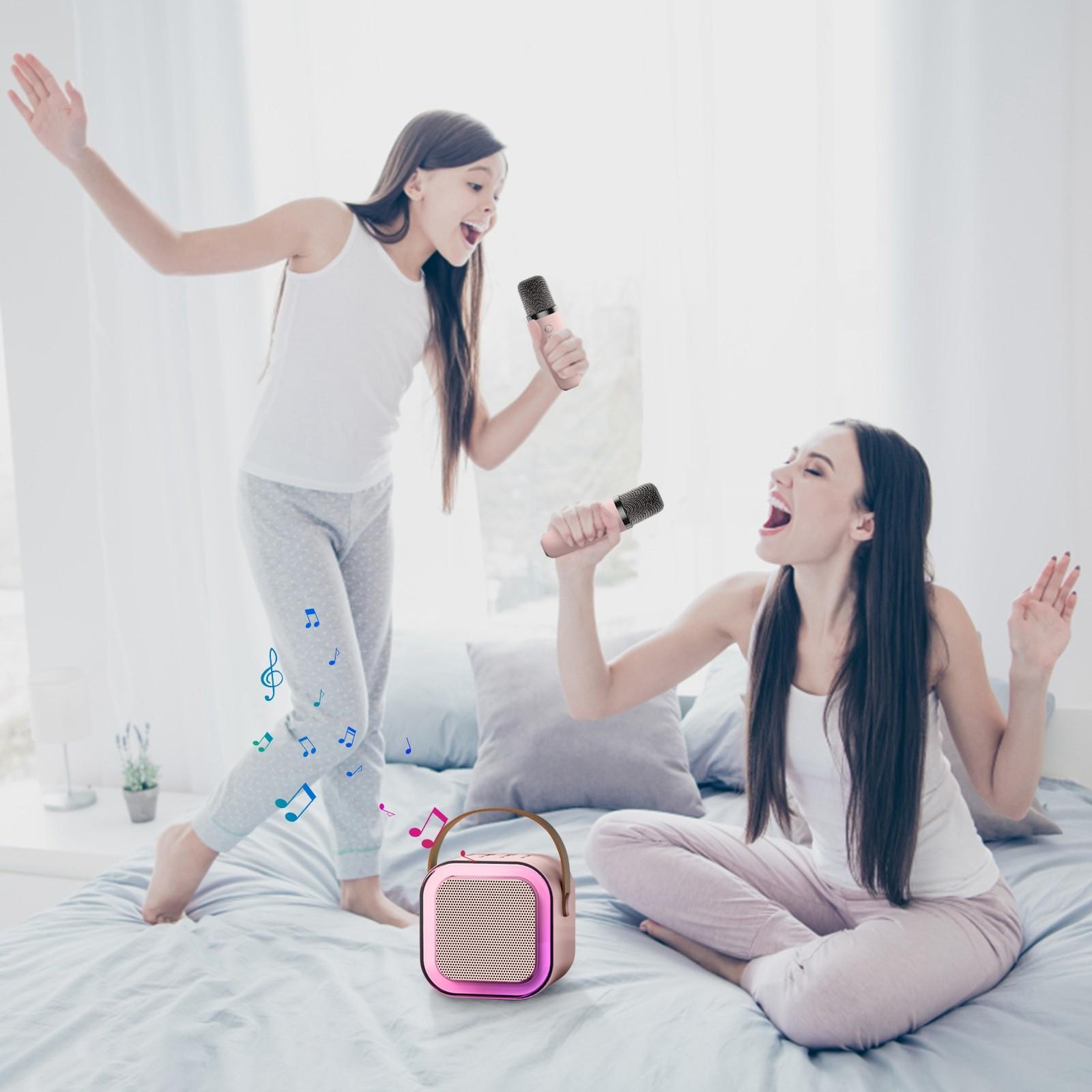 Караоке-машина для детей и взрослых, портативный Bluetooth-динамик с 2 беспроводными микрофонами, игрушки, подарки на Рождество, Хэллоуин, день рождения One Size бежевый
Караоке-машина для детей и взрослых, портативный Bluetooth-динамик с 2 беспроводными микрофонами, игрушки, подарки на Рождество, Хэллоуин, день рождения One Size бежевый