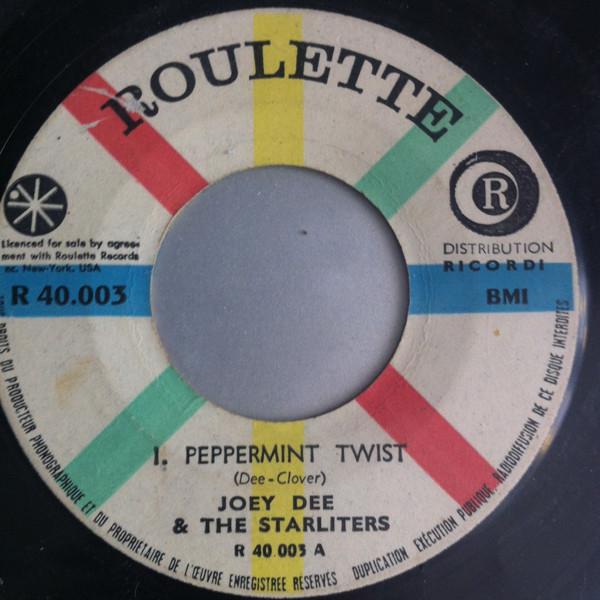 7inch Record JOEY DEESTARLITERS Peppermint Twist R40003 ROULETTE France Rock Used
7inch Record JOEY DEESTARLITERS Peppermint Twist R40003 ROULETTE France Rock Used