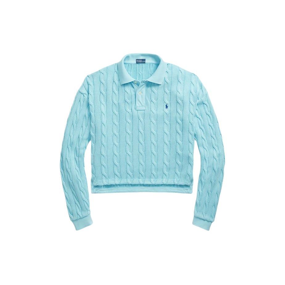 Polo Ralph Lauren SS24 Толстый трикотажный вышитый свитер с длинным рукавом Поло Футболка Женские топы Бирюзовый WMPOKNINB920115-300 S
Polo Ralph Lauren SS24 Толстый трикотажный вышитый свитер с длинным рукавом Поло Футболка Женские топы Бирюзовый WMPOKNINB920115-300 S