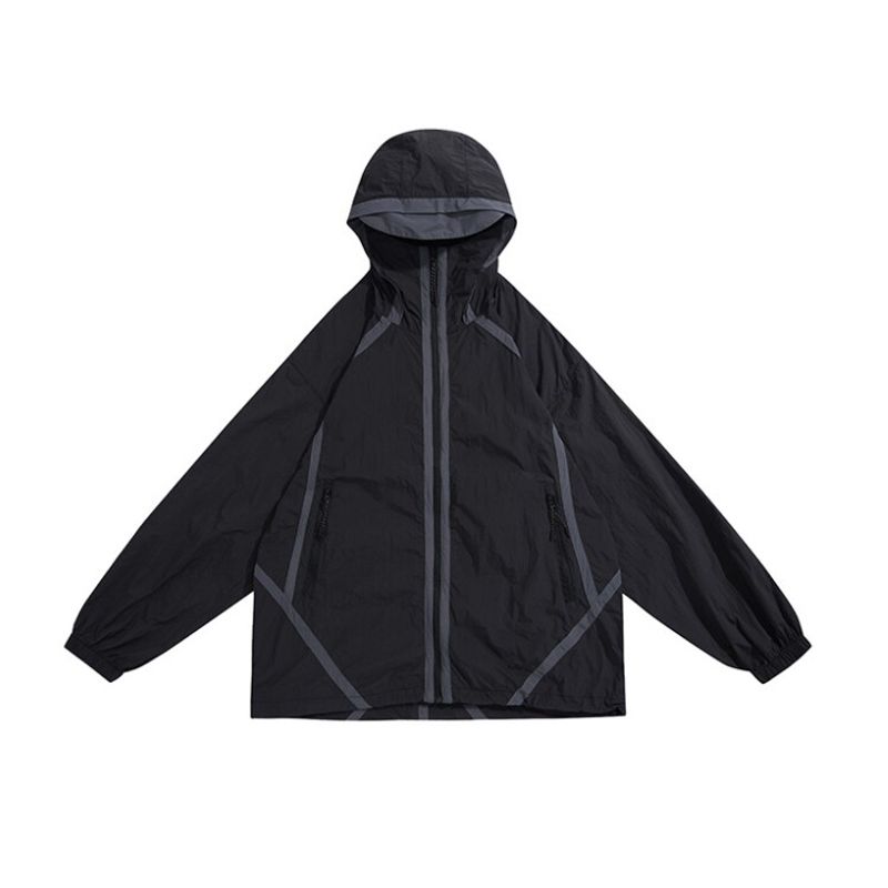 Califans American Retro Patchwork Color-Blocking Quick-Dry Sun Protection Hooded Jacket Windbreaker for Men and Women Trendy Black 2XL
Califans American Retro Patchwork Color-Blocking Quick-Dry Sun Protection Hooded Jacket Windbreaker for Men and Women Trendy Black 2XL