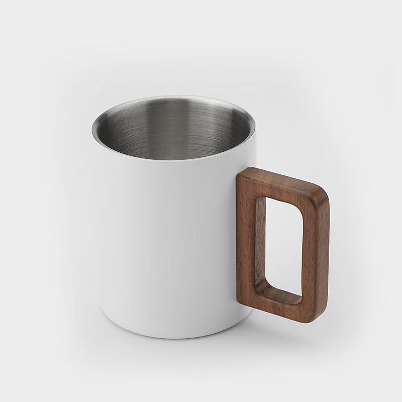 304 Stainless Steel Double-Walled Camping Mug with Walnut Handle 250ML
304 Stainless Steel Double-Walled Camping Mug with Walnut Handle 250ML