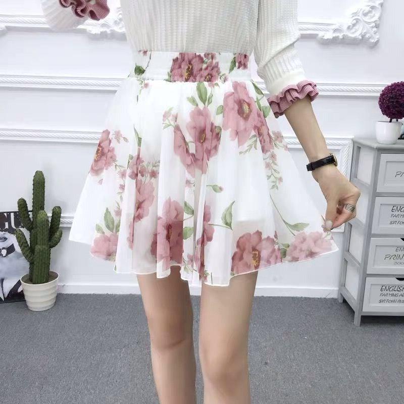 Літня міні-спідниця з шифону з високою посадкою та корейським квітковим принтом, з еластичною талією, 2025 L (approx. 60-70 kg)
Літня міні-спідниця з шифону з високою посадкою та корейським квітковим принтом, з еластичною талією, 2025 L (approx. 60-70 kg)