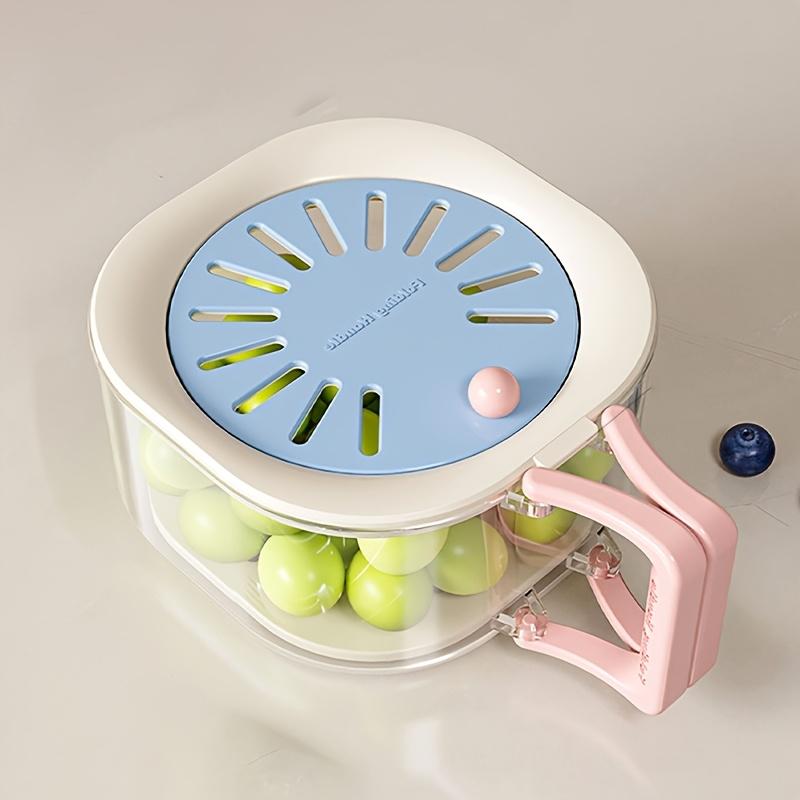 2-in-1 Double Layer Drain Basket, Fruit Drainer Container with Foldable Handle, Multi-Functional Food Strainer синий
2-in-1 Double Layer Drain Basket, Fruit Drainer Container with Foldable Handle, Multi-Functional Food Strainer синий