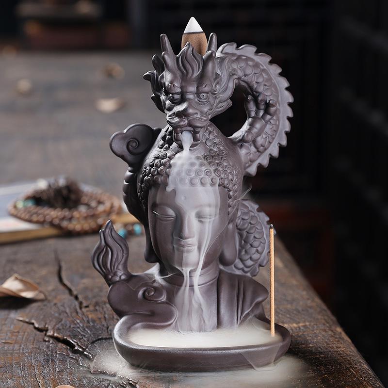 20Pcs Cones Free Gourd and Lotu Waterfall Incense Burner Incense Stick Holder Censer Purple Clay Aroma Smoke Backflow Home Decor
20Pcs Cones Free Gourd and Lotu Waterfall Incense Burner Incense Stick Holder Censer Purple Clay Aroma Smoke Backflow Home Decor