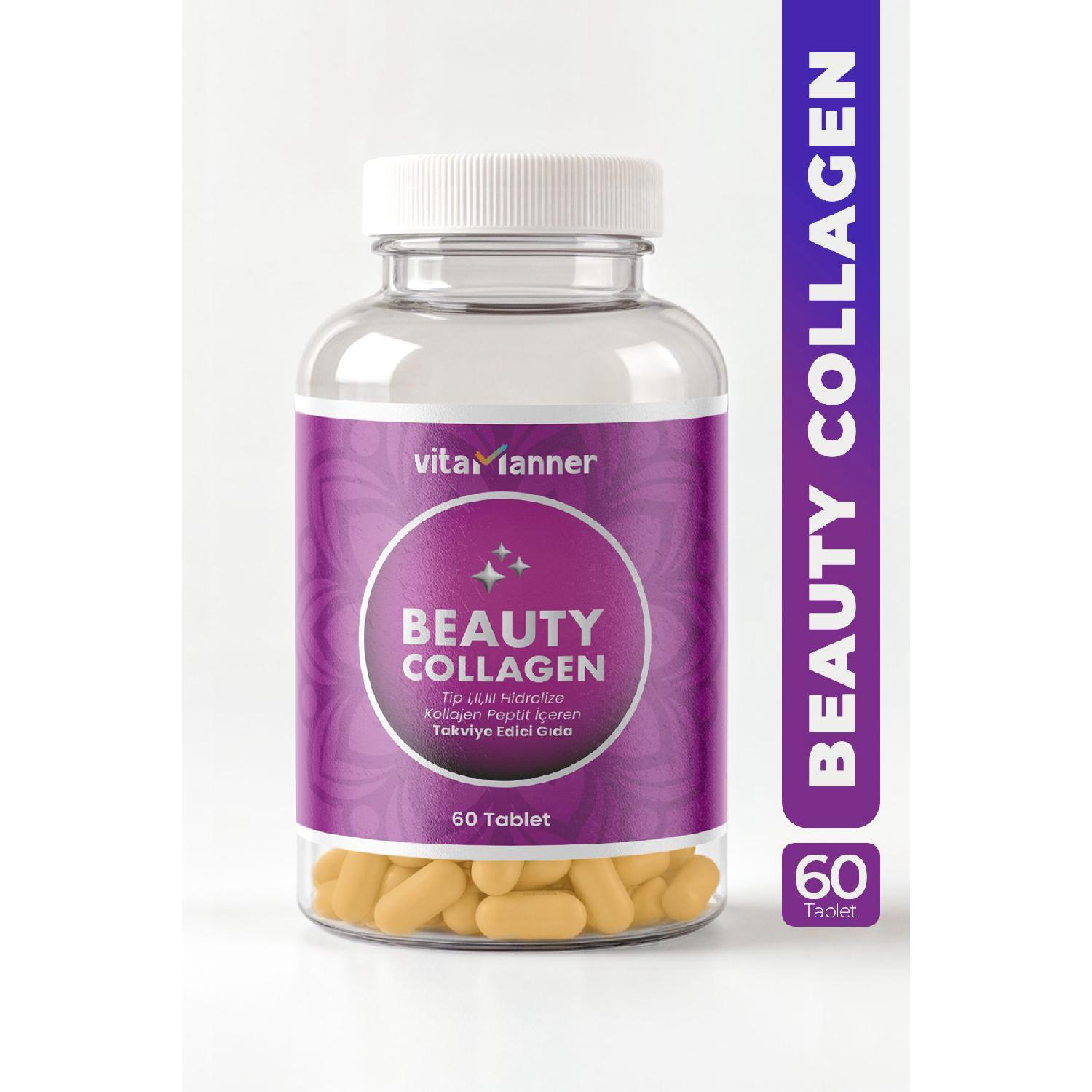 Beauty Collagen Type 1, Type 2, Type 3, Vitamin C, Selenium, Biotin Containing 60 Tablets
Beauty Collagen Type 1, Type 2, Type 3, Vitamin C, Selenium, Biotin Containing 60 Tablets