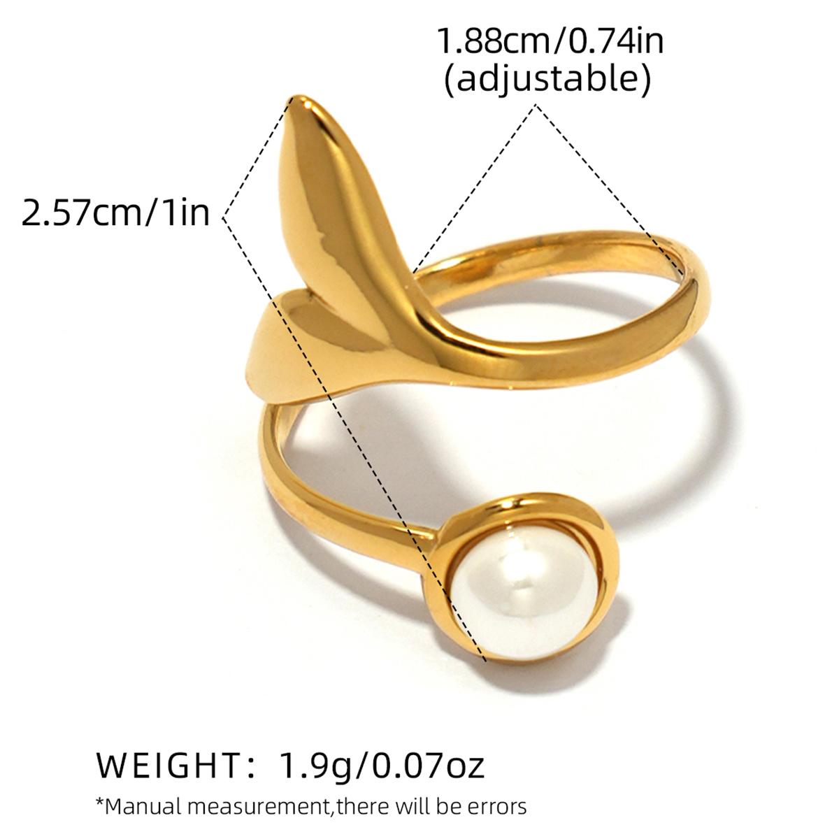 Minimalist Fishtail Rings for Women Simulated Pearl Stainless Steel Ring 2025 Trend Statement Aesthetic Zircon Summer vacation resizable
Minimalist Fishtail Rings for Women Simulated Pearl Stainless Steel Ring 2025 Trend Statement Aesthetic Zircon Summer vacation resizable