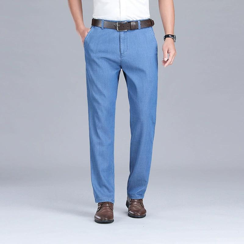 Lyocell Fabric Jeans Men Summer Thin Business Straight Leg Loose Trousers Men s Casual Long Pants Large Size 42 небо синє кольору
Lyocell Fabric Jeans Men Summer Thin Business Straight Leg Loose Trousers Men s Casual Long Pants Large Size 42 небо синє кольору