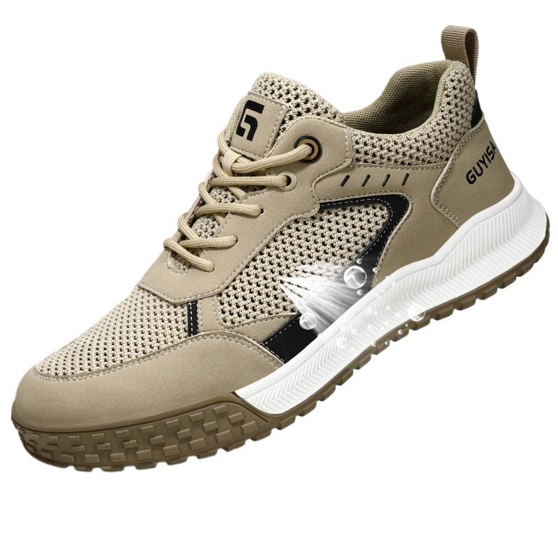 Обувь для страхования труда, дышащая, мужская, противоударная и противопрокольная, безопасная и удобная, с большими отверстиями, стальная, рабочая обувь для строительной площадки Баотоу 36
Обувь для страхования труда, дышащая, мужская, противоударная и противопрокольная, безопасная и удобная, с большими отверстиями, стальная, рабочая обувь для строительной площадки Баотоу 36