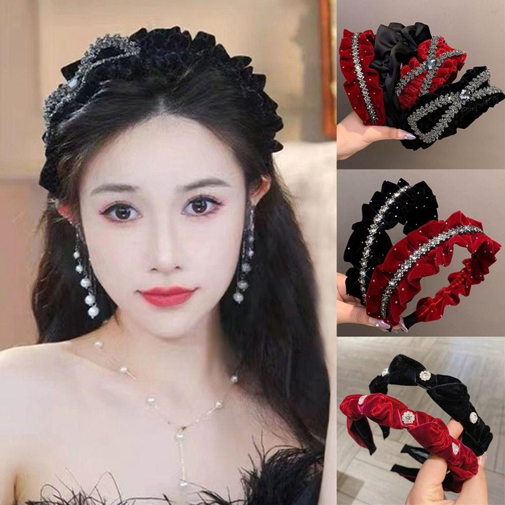 Wide Edged Crystal Bow Headband Solid Color Wide Edged Headband Fashion Bow Hair Hoop Women Girls Style 4
Wide Edged Crystal Bow Headband Solid Color Wide Edged Headband Fashion Bow Hair Hoop Women Girls Style 4