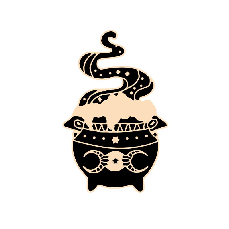 Witch Magical Stove Brooches Cartoon Creative Pins Bag Shirt Denim Lapel Pin Custom Badges Fashion Jewelry Gifts for Women Kids
Witch Magical Stove Brooches Cartoon Creative Pins Bag Shirt Denim Lapel Pin Custom Badges Fashion Jewelry Gifts for Women Kids