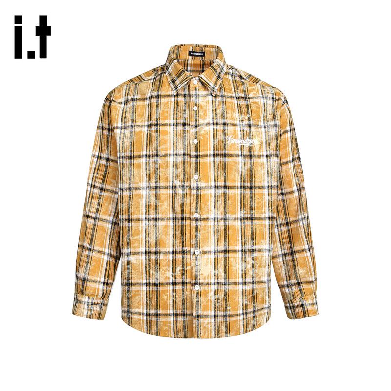 GROUND ZERO Unisex Plaid Embroidered Loose Shirt
GROUND ZERO Unisex Plaid Embroidered Loose Shirt