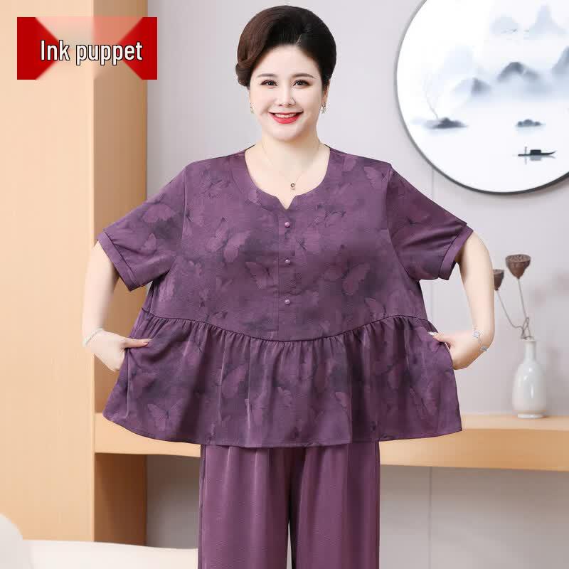Women s Plus Size Chiffon Summer Top and Pants Set 6XL
Women s Plus Size Chiffon Summer Top and Pants Set 6XL