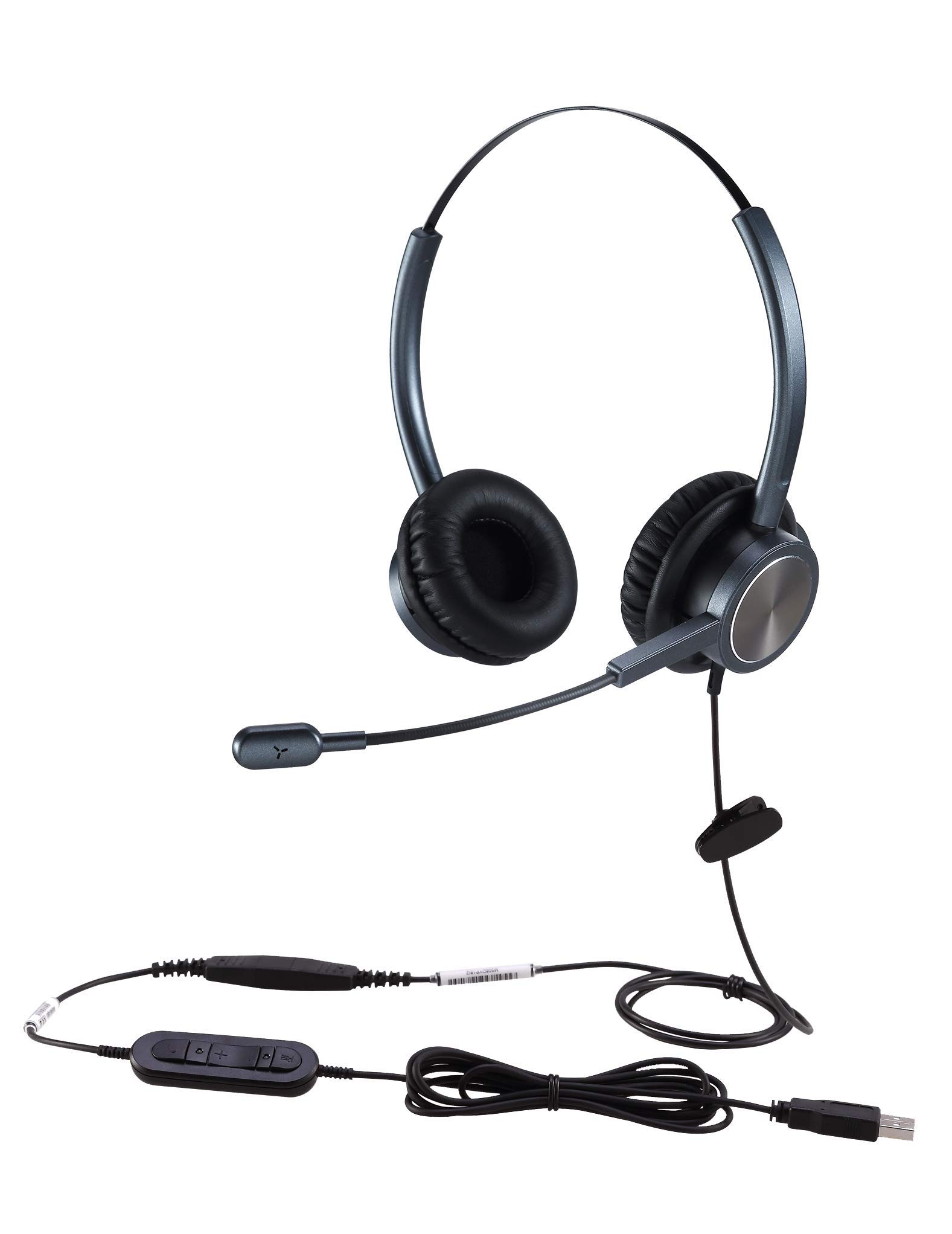 with VOPTECH Headset USB Binaural Noise Canceling Overhead Model UC809D Microphone Telework Remote Work Web Conference Call Center Video Chat 1 Year
with VOPTECH Headset USB Binaural Noise Canceling Overhead Model UC809D Microphone Telework Remote Work Web Conference Call Center Video Chat 1 Year