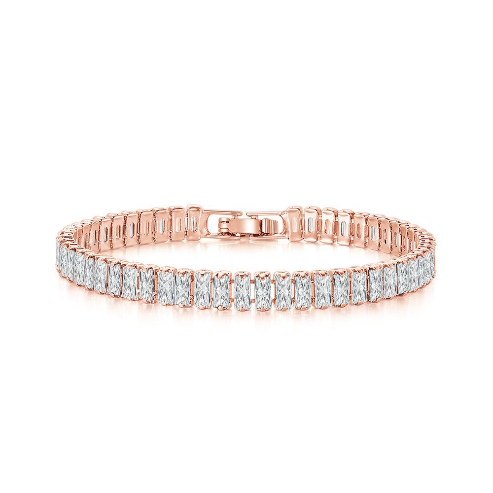 Zircon Bracelet 2.5 * 5Mm Single Row Rectangular Full Diamond, Tennis Multi-Color Bracelet
Zircon Bracelet 2.5 * 5Mm Single Row Rectangular Full Diamond, Tennis Multi-Color Bracelet