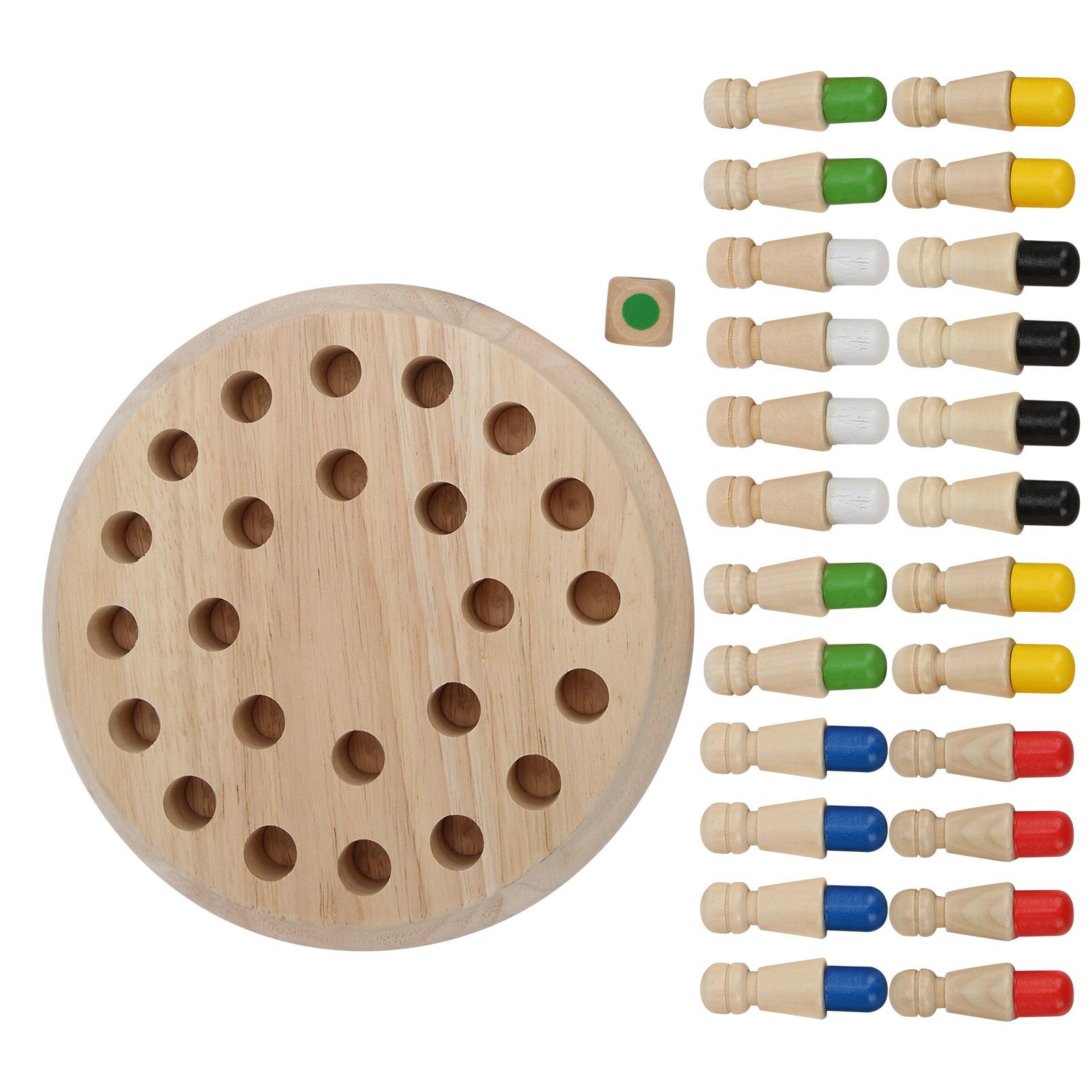 Children Wooden Memory Chess Game Toy Color Cognitive Block Board Educational Toy
Children Wooden Memory Chess Game Toy Color Cognitive Block Board Educational Toy