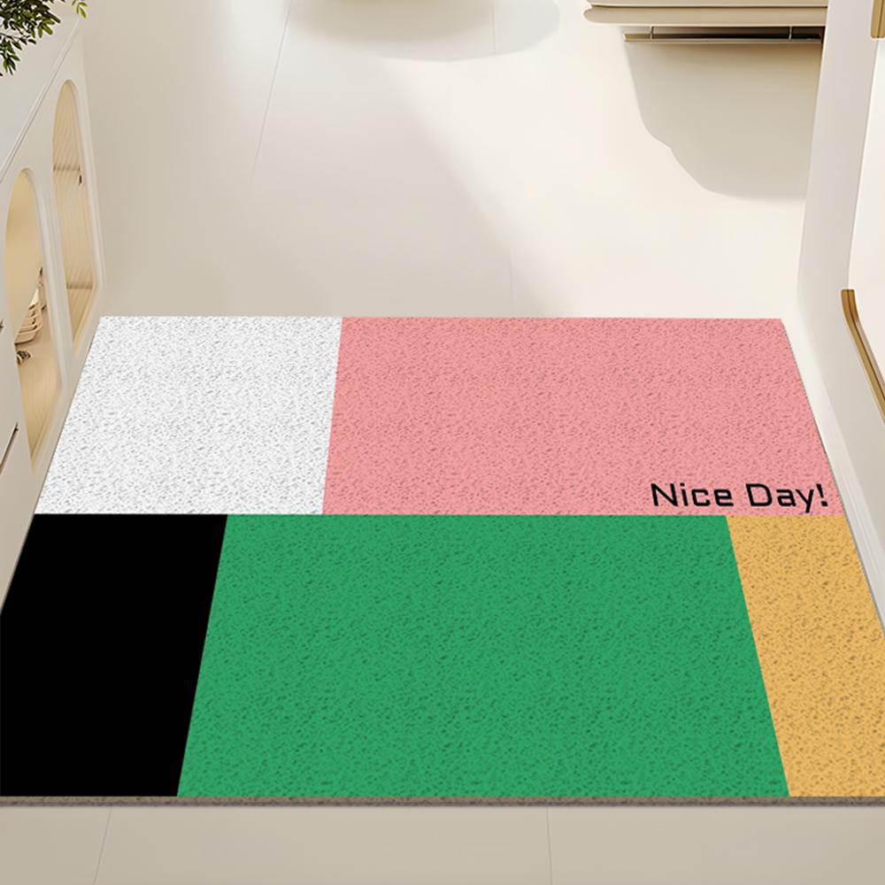Geometric Style Wire Loop Door Mat PVC Anti-Slip Porch Hallway Entrance Door Mats Kitchen Mat Bath Mat Can Be Cut Mats Carpet 400MMx600MM
Geometric Style Wire Loop Door Mat PVC Anti-Slip Porch Hallway Entrance Door Mats Kitchen Mat Bath Mat Can Be Cut Mats Carpet 400MMx600MM