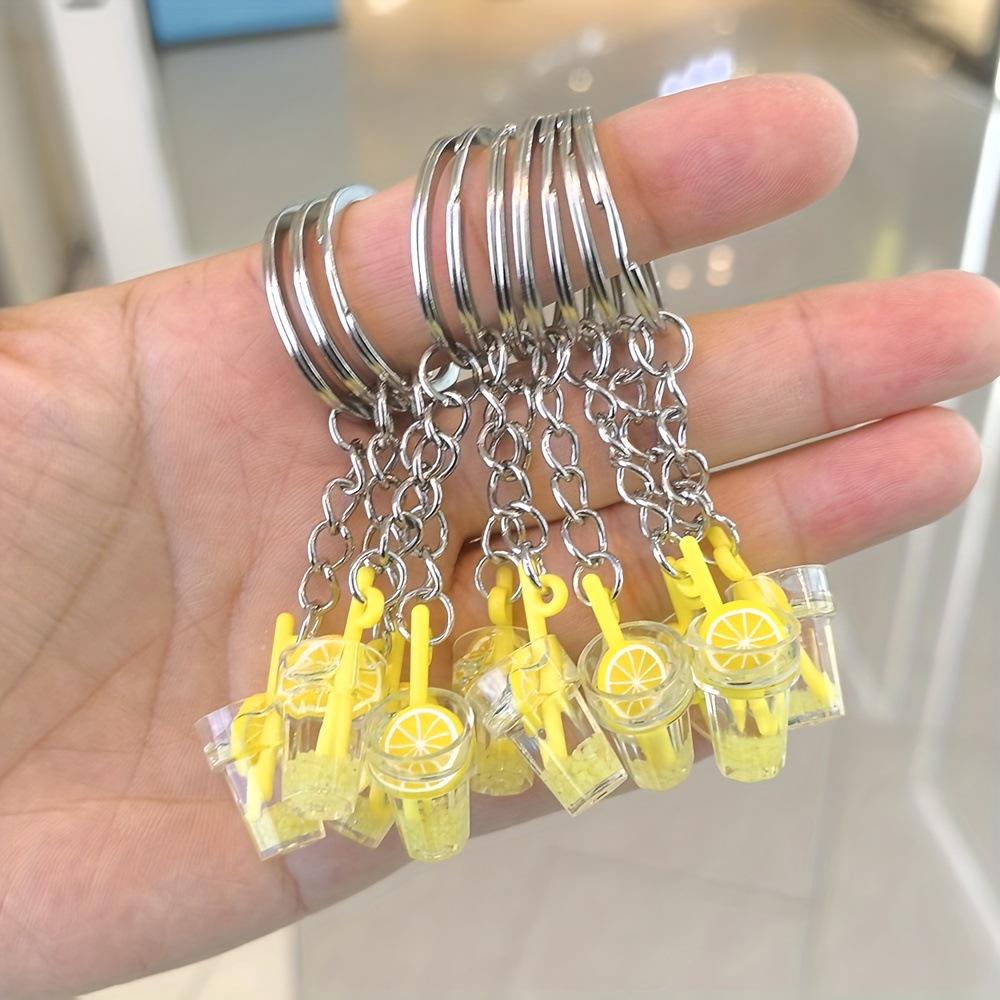 10 Pcs Glow in Dark Fruit Drink Pendant Keychain Acrylic Luminous Keychain Accessory Ornament Pendant 10 pcs
10 Pcs Glow in Dark Fruit Drink Pendant Keychain Acrylic Luminous Keychain Accessory Ornament Pendant 10 pcs