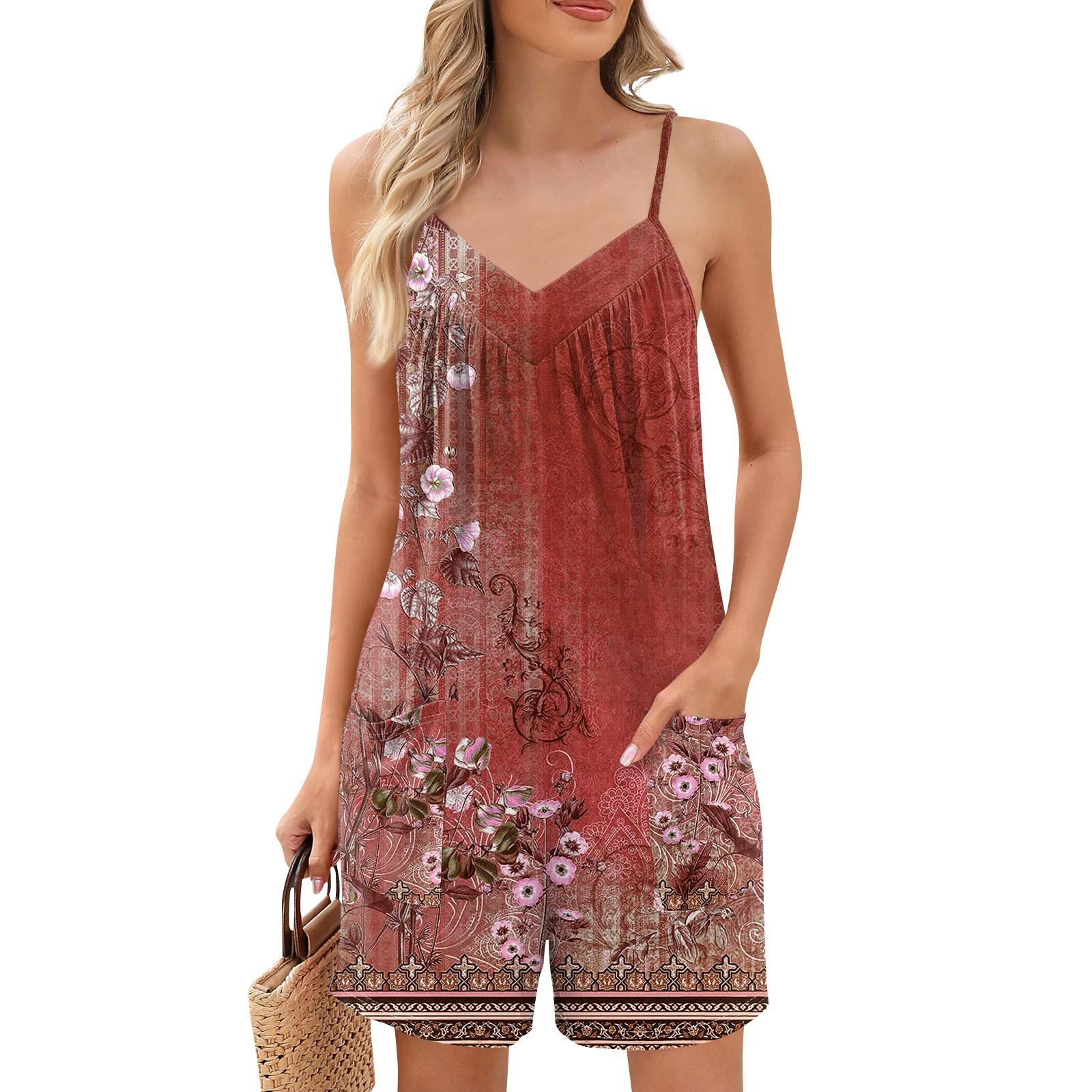 Женские летние шорты-комбинезоны, модные повседневные комбинезоны без рукавов с принтом, шорты-комбинезоны с карманами XXL
Женские летние шорты-комбинезоны, модные повседневные комбинезоны без рукавов с принтом, шорты-комбинезоны с карманами XXL