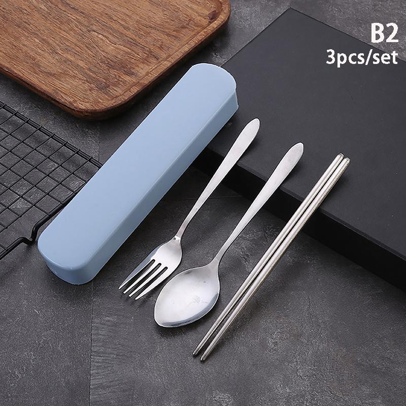 2/3/4 шт. портативные наборы столовых приборов из нержавеющей стали палочки для еды ложка вилка нож дорожный студенческий набор для пикника кухонные принадлежности
2/3/4 шт. портативные наборы столовых приборов из нержавеющей стали палочки для еды ложка вилка нож дорожный студенческий набор для пикника кухонные принадлежности