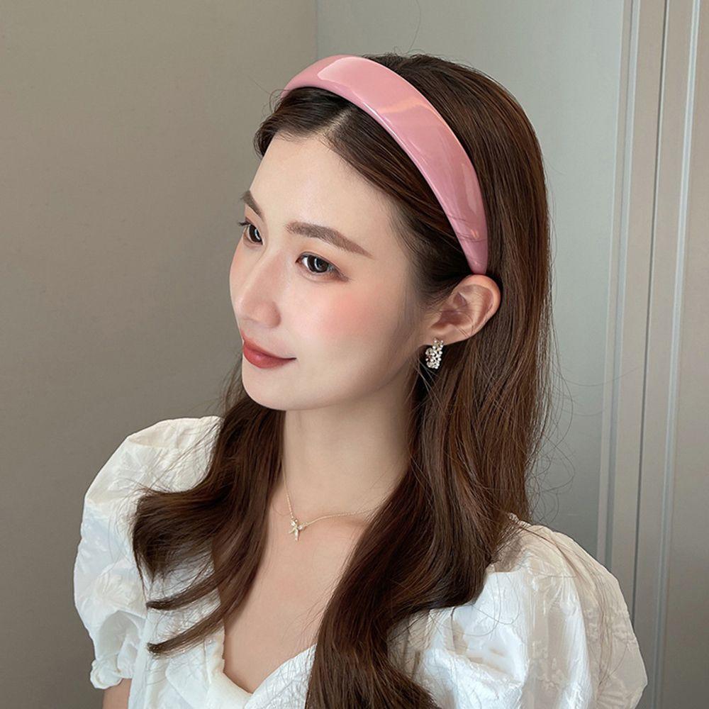 Solid Color Headdress Korean Style Headband Hair Accessories PU Leather Hair Hoop Women Headband
Solid Color Headdress Korean Style Headband Hair Accessories PU Leather Hair Hoop Women Headband
