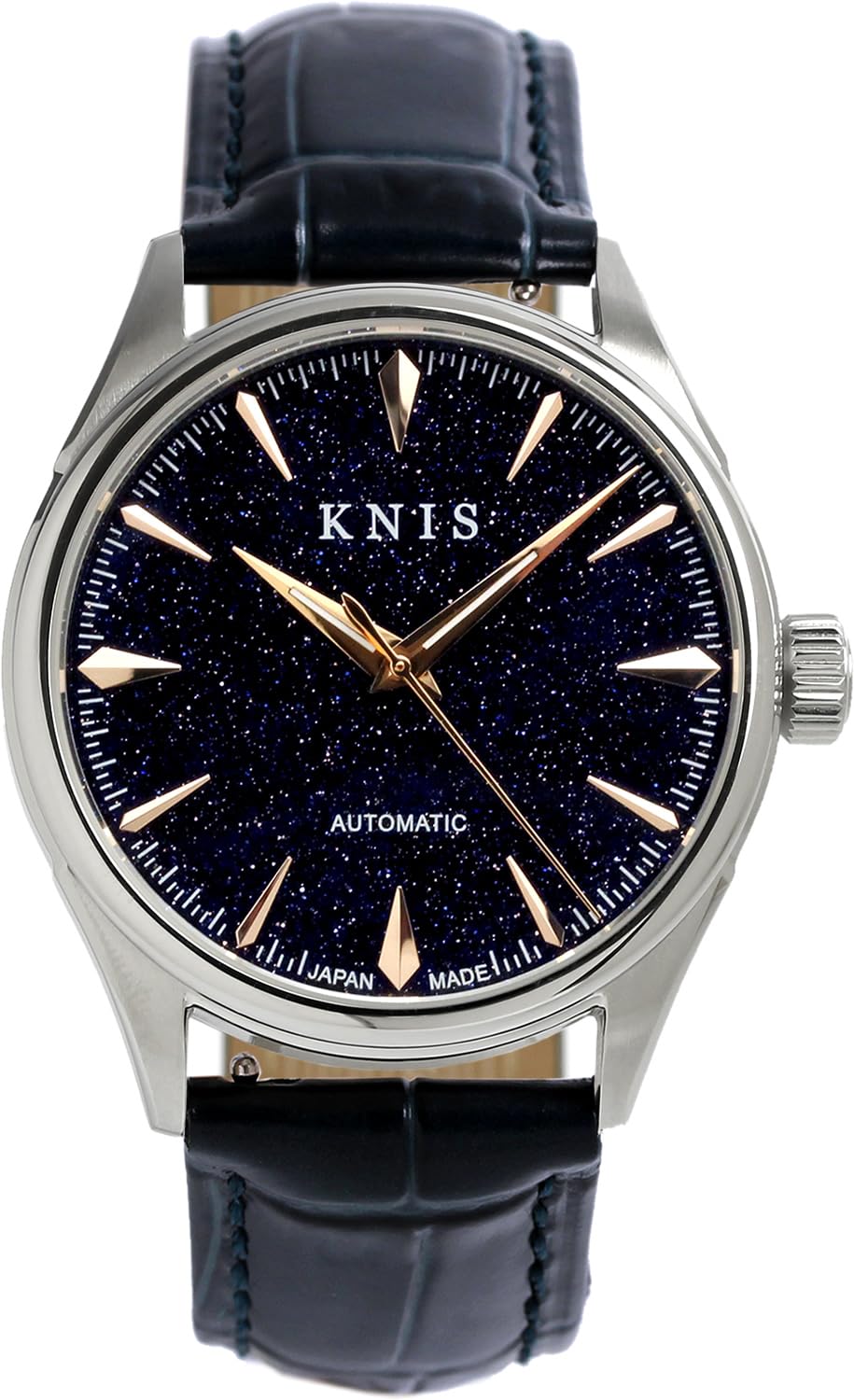 KNIS Varnish Aventurine Made in Japan Automatic Watch Sapphire Glass Leather Strap 10 ATM Water Resistant Mechanical Blue Rose Gold Blue Leather Men s
KNIS Varnish Aventurine Made in Japan Automatic Watch Sapphire Glass Leather Strap 10 ATM Water Resistant Mechanical Blue Rose Gold Blue Leather Men s