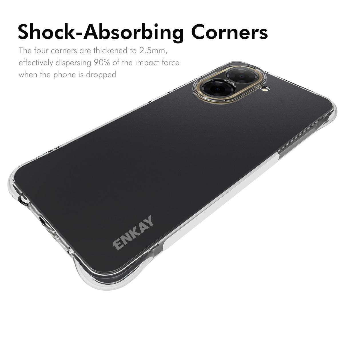 For Xiaomi Redmi A5 4G (171.7*77.8*8.3mm) Clear Phone Case ENKAY HAT PRINCE Shockproof Anti-slip TPU Cover Transparent
For Xiaomi Redmi A5 4G (171.7*77.8*8.3mm) Clear Phone Case ENKAY HAT PRINCE Shockproof Anti-slip TPU Cover Transparent