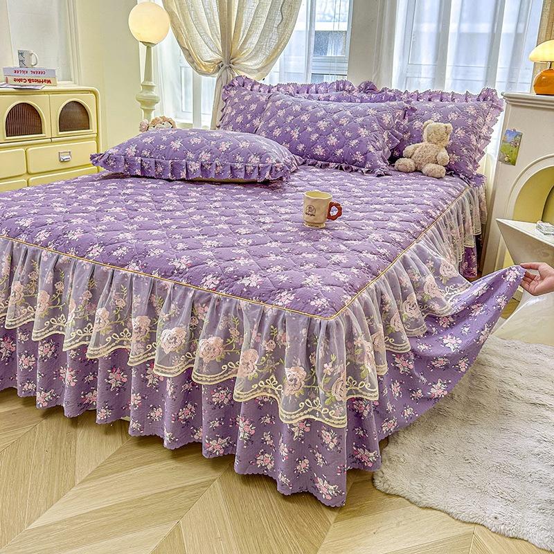 1PC Autumn Winter Bed Skirt Style Bedspread Lace Pastoral Style Beds Covers Mattress Dust Protection Covers Faldones Para Camas 1PC-120x200cm
1PC Autumn Winter Bed Skirt Style Bedspread Lace Pastoral Style Beds Covers Mattress Dust Protection Covers Faldones Para Camas 1PC-120x200cm